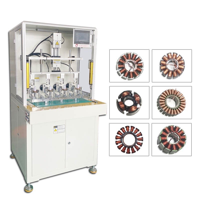 4-Station Automatic Coil Winding Machine for Stator Production