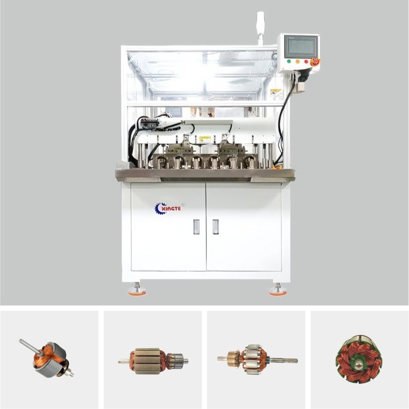 Winding Stand Rotor 6-Station Automatic Outer Rotor Winding Machine 6000RPM