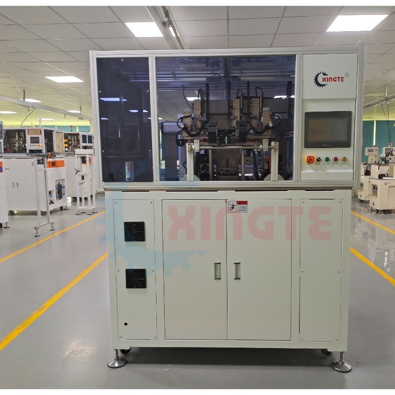 Automatic 2-Station Inductor Winding Machine for Toroidal Coils